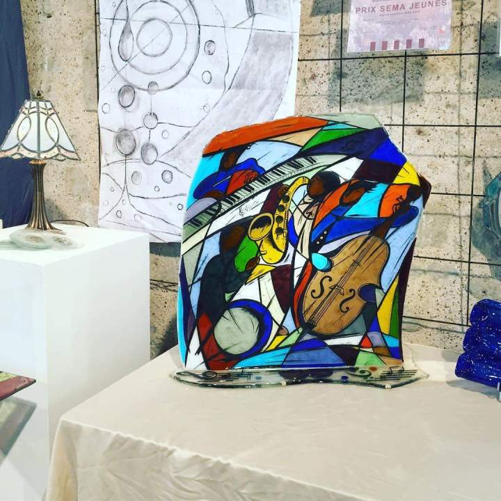 Objet décoratif en verre Chartres