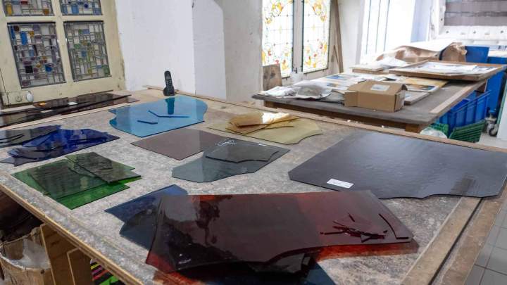 Création de vitrail pour maison Chartres